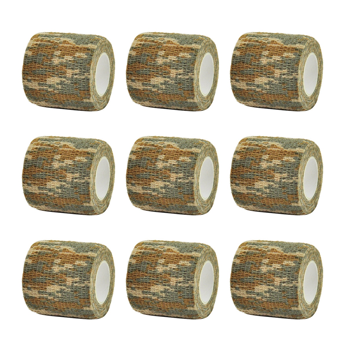 1/6/10 Stuk Desert Camo Elastische Wrap 4.8M Tape Zelfklevende Sport Protector Enkel Knie Vinger Arm Bandage