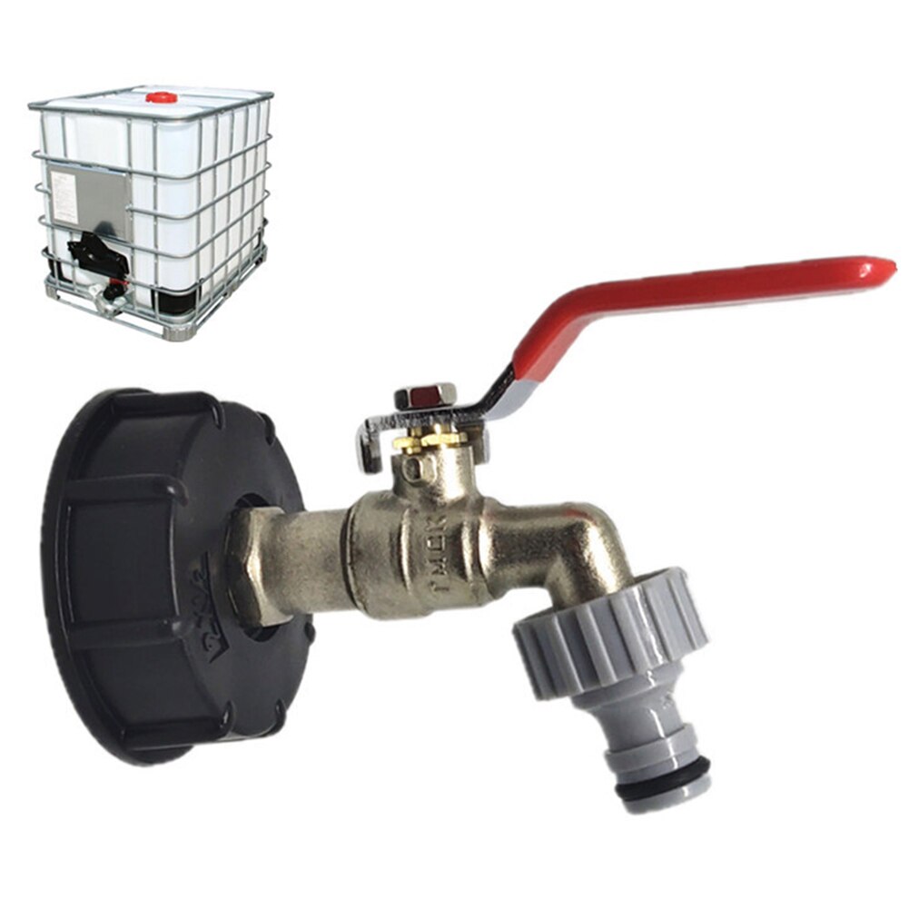 Garten Heimat Durcheinander 1/2 zoll Gewinde Wasserhahn Adapter Stecker für IBC Wassertank wasserhahn Sicherung sicherheit wasserhahn für feine fließen Kontrolle