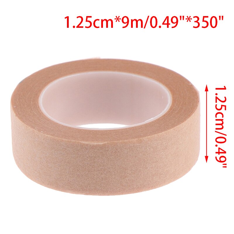 Skin Color Breathable Non-woven Fabric Wrap Tapes Paper Tape Eyelash Extensions Makeup Tools: 1.25cm 9m