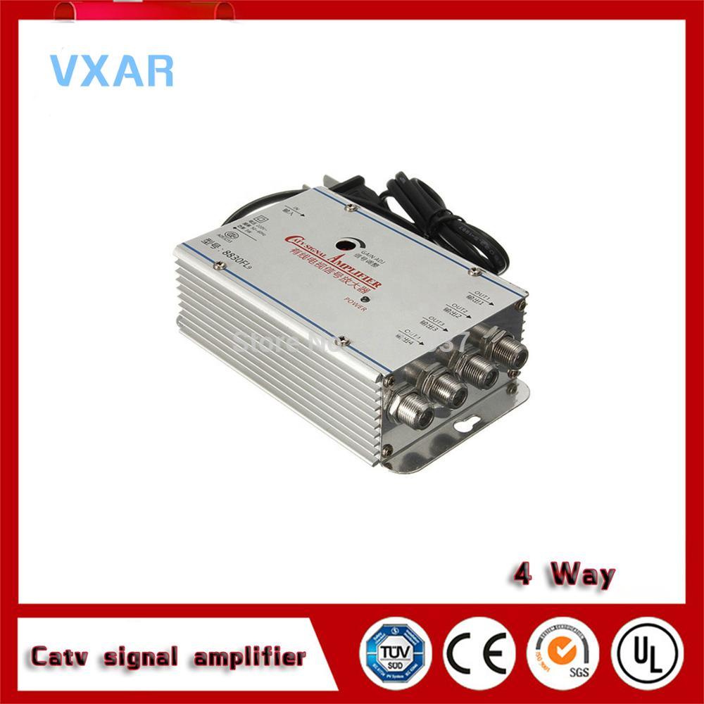 4 Way output CATV Cable Signal Amplifier