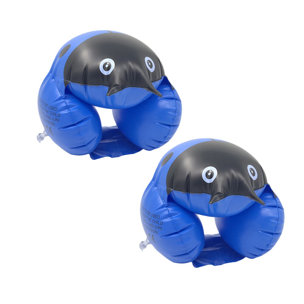 2 Pcs Zwemmen Arm Cirkel Veilig Dikker Dubbele Airbag Zwemmen Float Ring Lieveheersbeestje Opblaasbare Zwemmen Ring Voor Kinderen