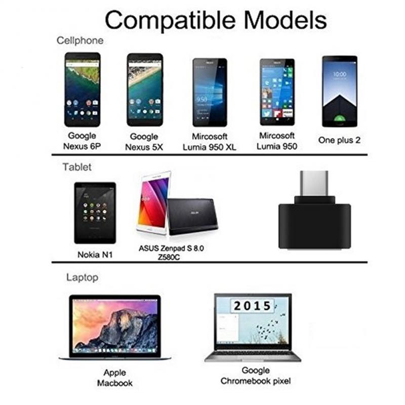 USB 3.0 type-c OTG câble adaptateur Type C USB-C femelle OTG câble convertisseur pour Type C phoneTablets souris USB disque Flash TSLM1