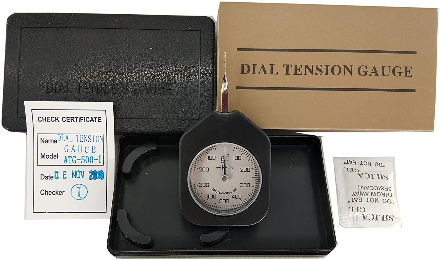 Dial Analoge Spanning Meter Gauge Met Enkele Pointer 500G Tensionmeter