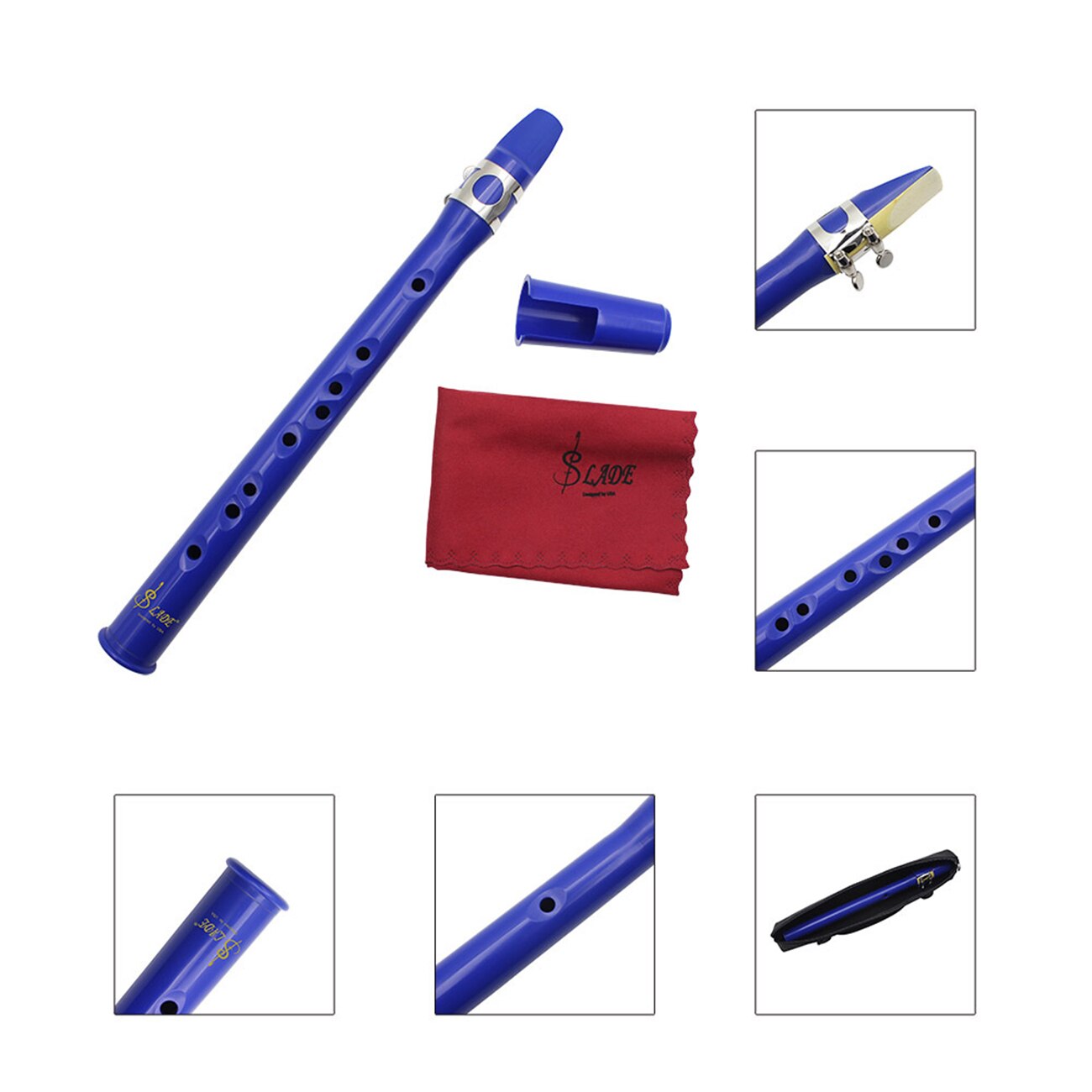 Mini Saxophone Pocket Saxophone Sax Portable Little Saxophone With Carrying Bag Woodwind Instrument