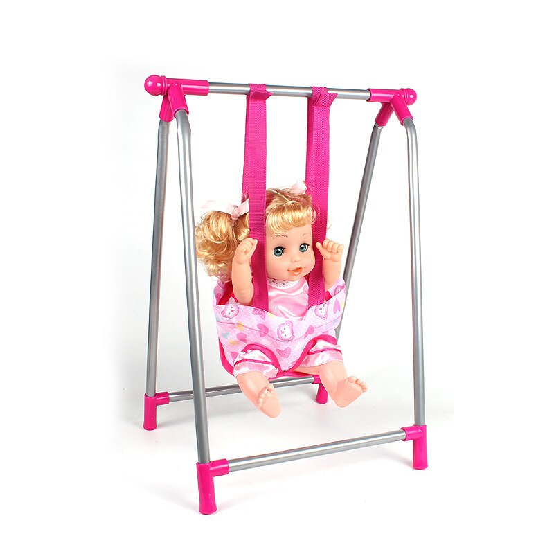 Bambino Giochi Di Imitazione Giocattoli Miniature Casa Delle Bambole Mobili Giocattolo Ragazza Casa del Gioco Del Giocattolo Passeggino Del Bambino Regali Di Compleanno 2-7years Vecchio: Swing without doll