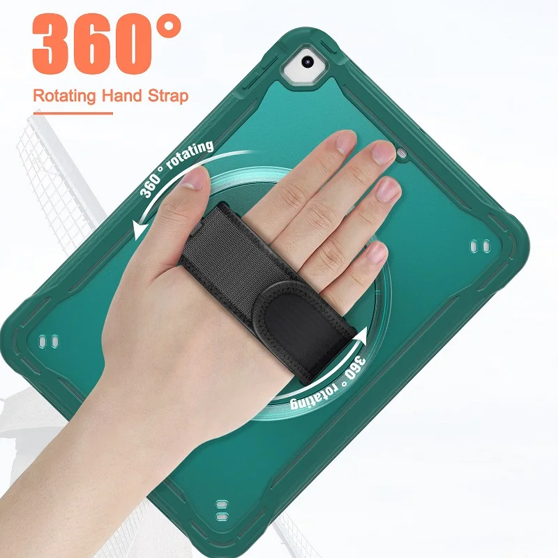 Funda a prueba de golpes Para iPad 9,7 iPad 5th 6th Tablet cubierta iPad A1822 A1823 A1893 A1954 soporte Correa Para Funda: 1 / Oro