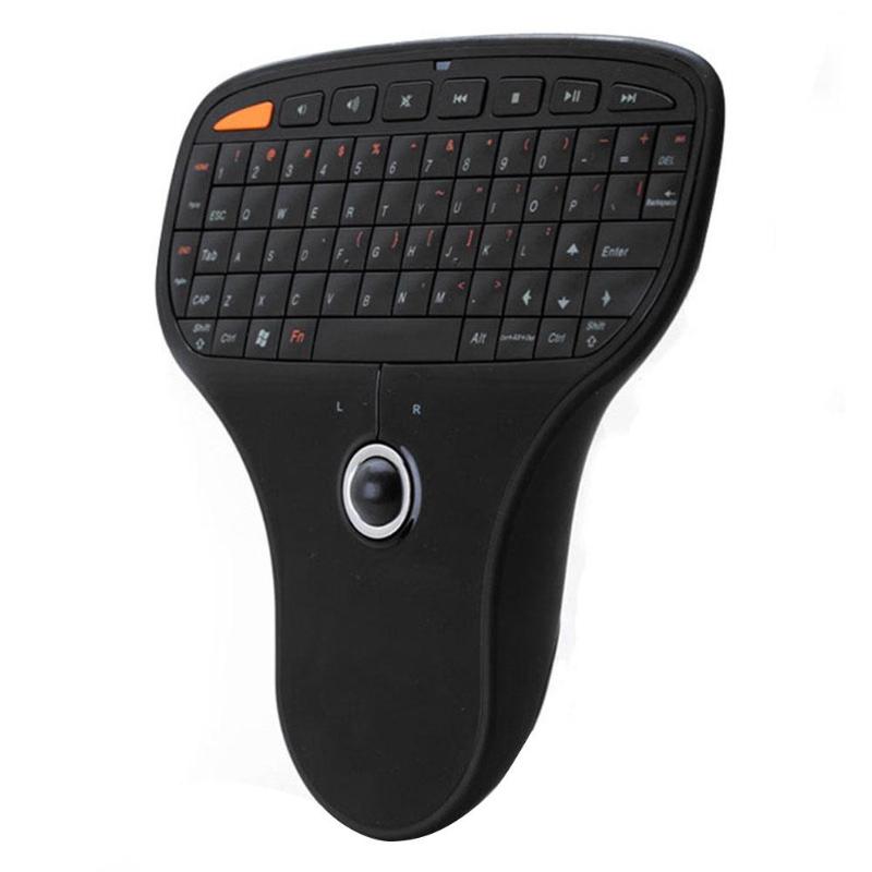 N5901 Mini Wireless Remote Keyboard Air Mouse with Trackball Ultra-light Multimedia Control Function for Android TV Box