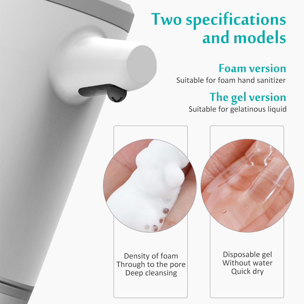 Automatic Soap Dispenser 450ML Kitchen Bathroom Touchless Antibacterial disinfectant Intelligent Induction Foam Dispenser