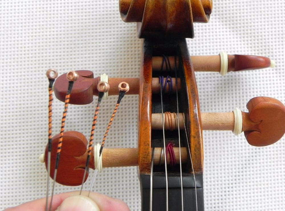 10 Sets Fine Steel-core Violin Strings Full Set E Ball End