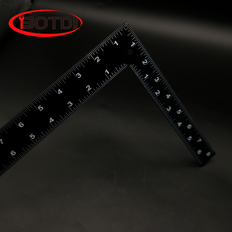 90 degree right angle square ruler measuring angle right angle stainless steel rustproof woodworking leather DIY