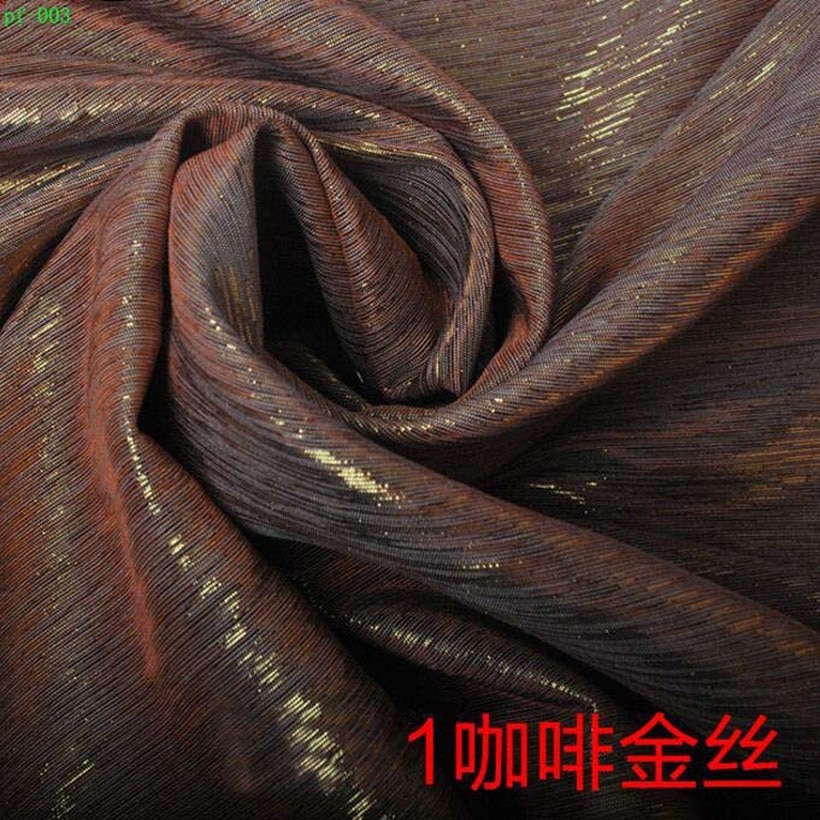 metallisch baumwolle mischung schimmer stoff shantung seide braut kleid cheongsam tasche vorhang Material 45cm * 138cm