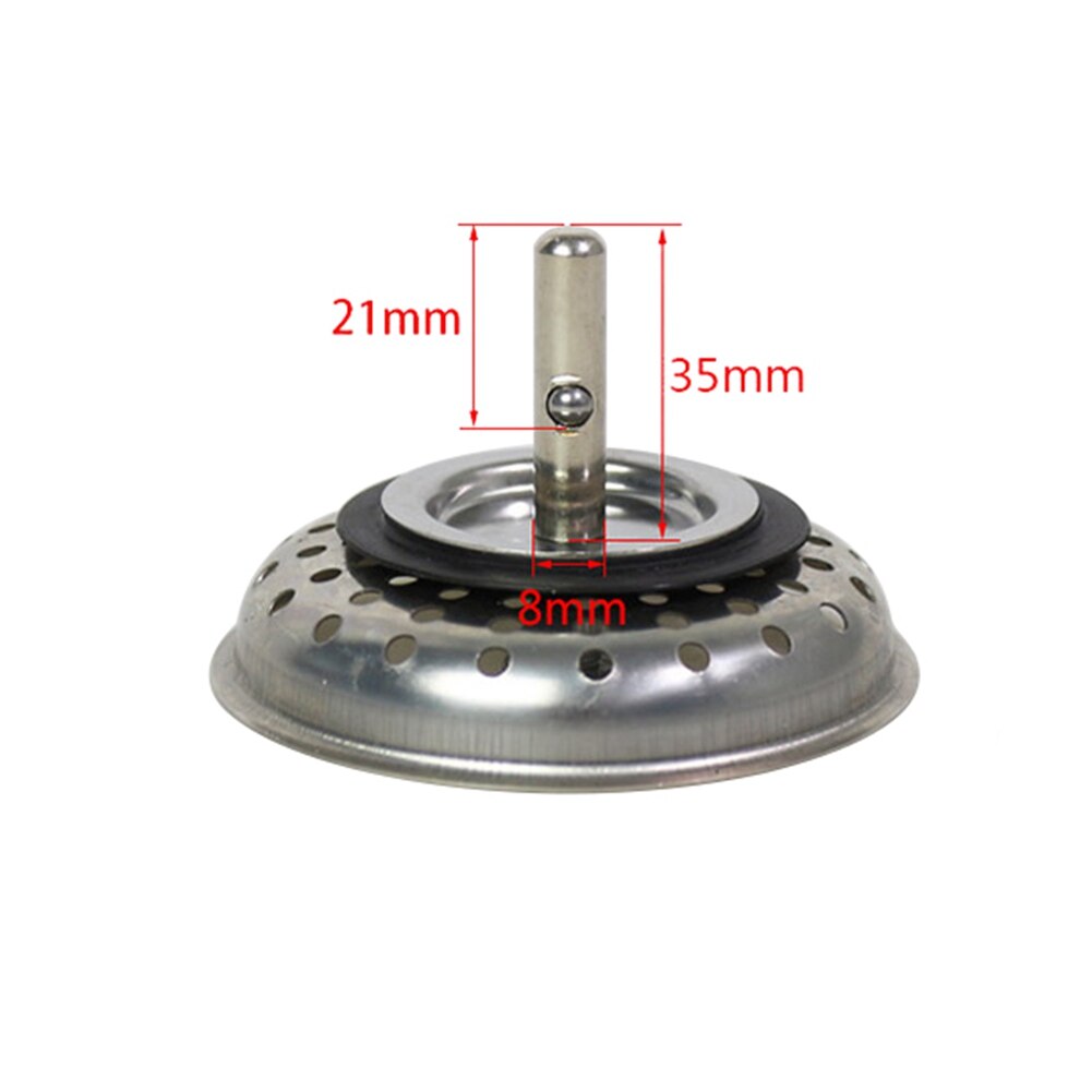 Sink Filter Strainer Filter Screen Anti Clogging Stainless Steel Flume