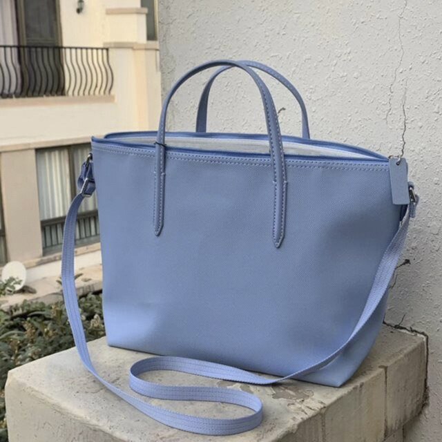 nueva mujer medio cocodrilo bolsos de hombro Tote Commuter mensajero bolsa de momia francés bolso de compras bolso de mujer de verano: Blue