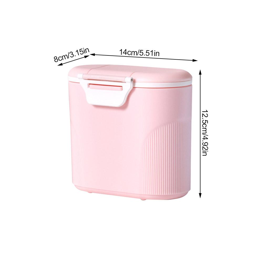 Boîte de stockage de lait en poudre de 600ml, boîte de stockage de lait en poudre avec cuillère sans BPA, Portable, voyage en plein air, bébé, mallette de récipient alimentaire