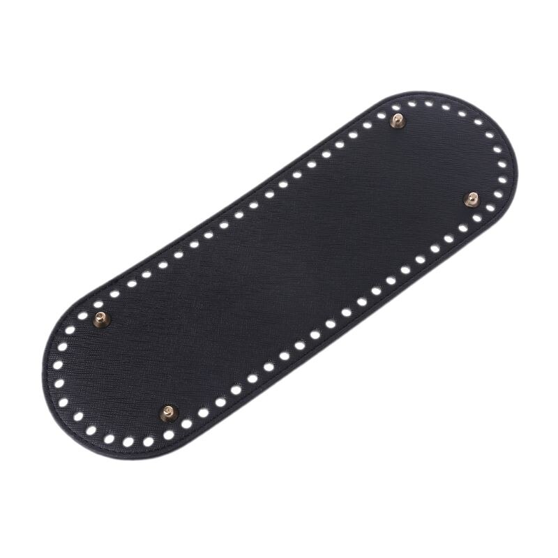 Almohadilla de cojín para hacer bolsos, bolsa moldeadora inferior para bolso de hombro, DIY, accesorios de bolso, fondo ovalado para bolso de punto, 30x10cm