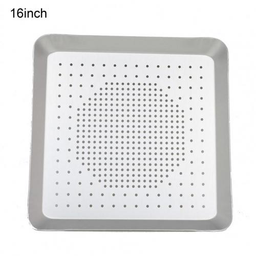 8/9/10/12/13/14/15/16 Inchs Square Pizza Pans Aluminium Alloy Tray Non-Stick Baking Tool Pizza Bakeware Mould Pan Kitchen Tools: 16inch