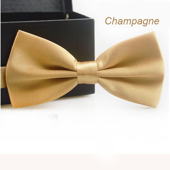 Cravate à nœud papillon pour hommes | Classique, , smoking ajustable, fantaisie, simple, mignon et résistant, pour mariage, 20 #: Champagne