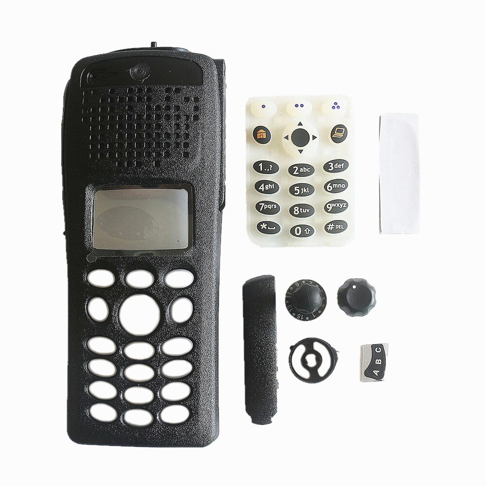 1 Sets Replacement Black Housing Case Front Cover +Keypad+Knob Repair Kit Sets For Motorola XTS2500I III Model 3 Radio