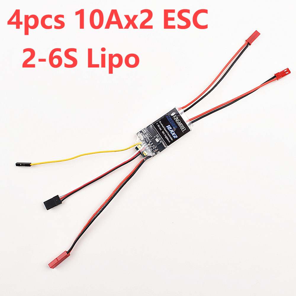 5A/5A PRO/10A/20A/30A/40A/50A/60Ax2 Dual Way Bidirectionele Geborsteld ESC Controle Voor Rc Model Boot/tank 180 tot 795 Geborstelde Motor: plum