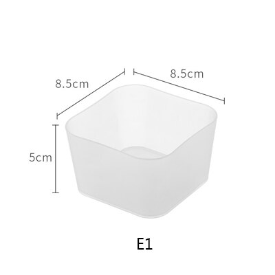 SUNEE Plastic Make Organizer Make Storage Box Cosmetische Lade Organizer Jewerly Container Nagellak Organizer: E1