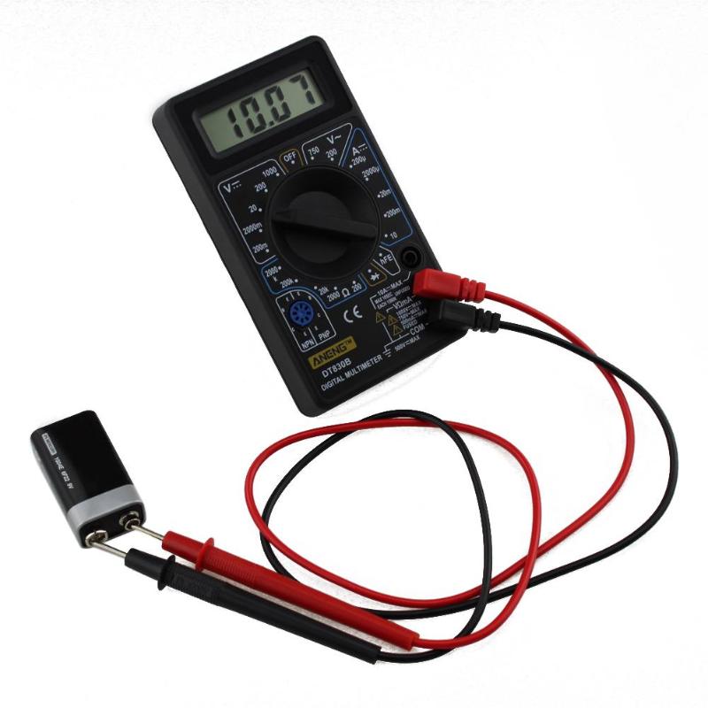 ANENG DT830B AC/DC LCD Digital Multimeter 750/1000V Voltmeter Ammeter Ohm Tester High Safety Handheld Meter Digital Multimeter