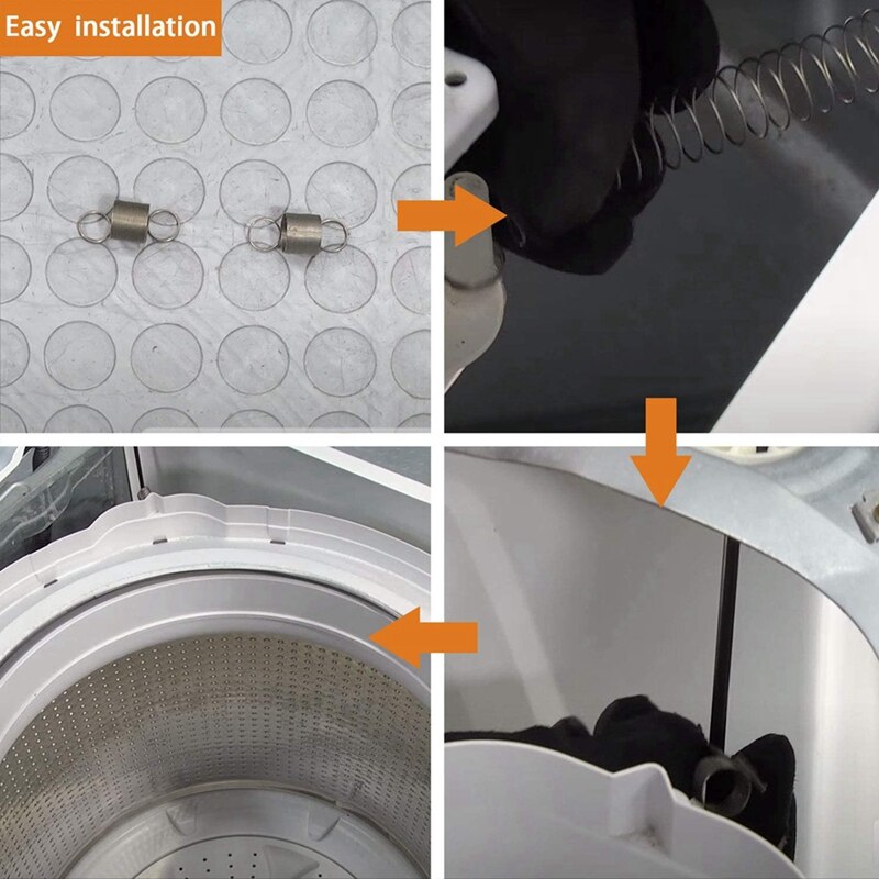 W10400895 Washing Machine Suspension Bathtub Center Spring-For Whirlpool Washing Machine (Pack Of 4)