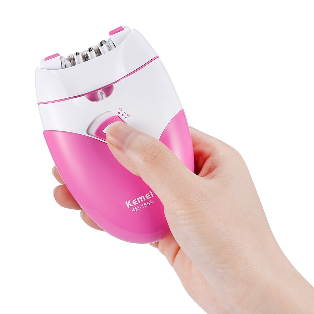 Kemei kvinnes epilator usb lade hårfjerningsmaskin elektrisk oppladbar dame barbering trimmer hårfjerning