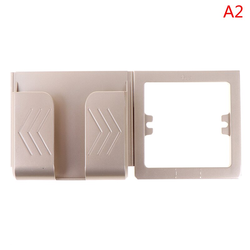 Multifunction Home Mobile Wall Mount Stand Adhesive Durable Socket Phone Charging Holder Bracket Shelf Practical Hotel Universal: A2