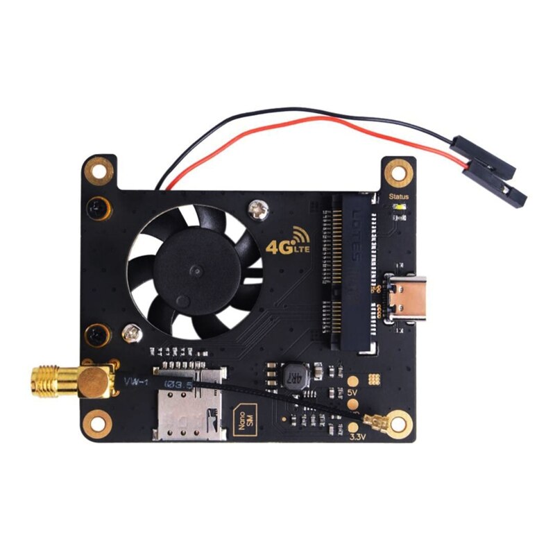 Placa de sombrero 4G / 3G para Raspberry Pi 4B/3B +/3B/2B/Zero W/Zero WH,Jetson Nano N0PB