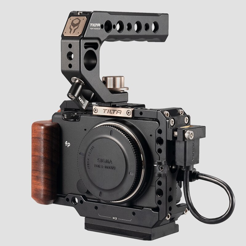 Tilta Sigma Cage de caméra pour Sigma FP SINMA FP accessoire de caméra dslr plate-forme poignée supérieure plaque de base poignée en bois