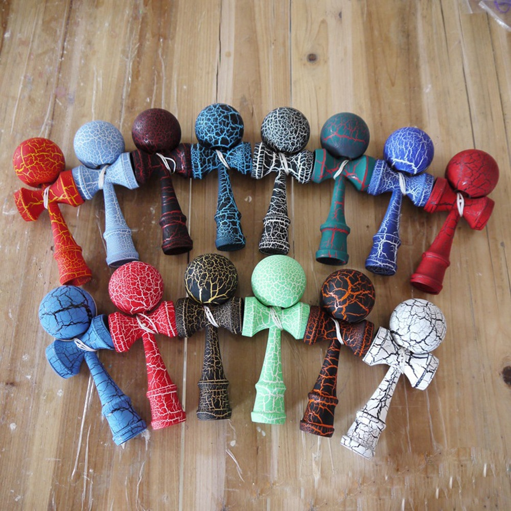 18.5 CENTIMETRI Kendama kendama Giocattolo Sport Abile In Legno per Esterni professionale Balls Giocattoli Per I Bambini Bambini Corde Professionale Per Adulti