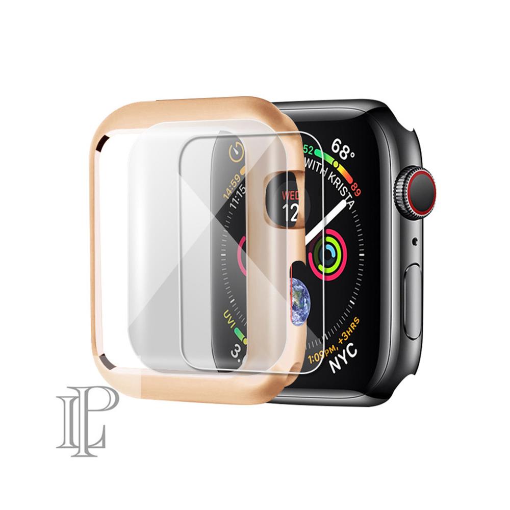 Magnetic cover For Apple Watch case apple watch 4 5 44mm/40mm iwatch band screen protector protective glass