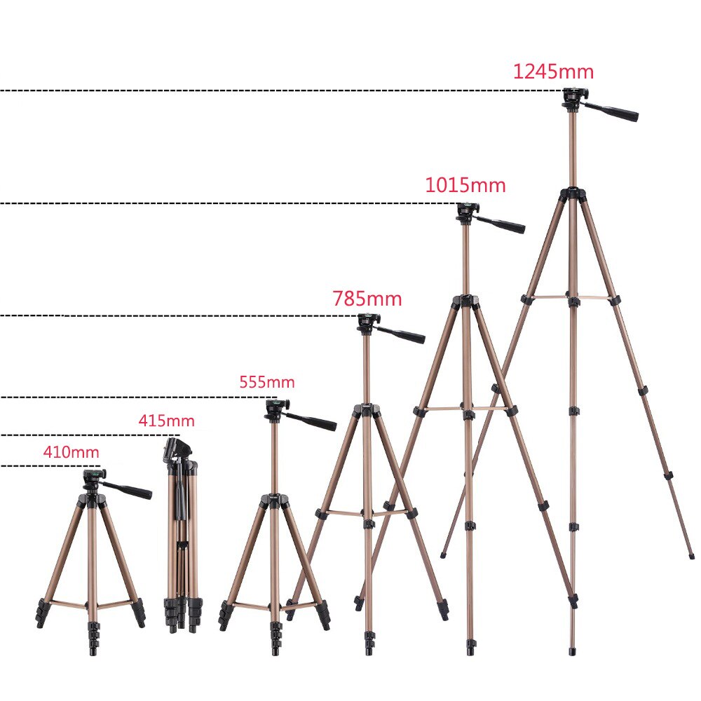 Camera Tripod for Cellphone Universal Portable Photographic Tripode Mini Tripod for Travel Lightweight Camera Stand