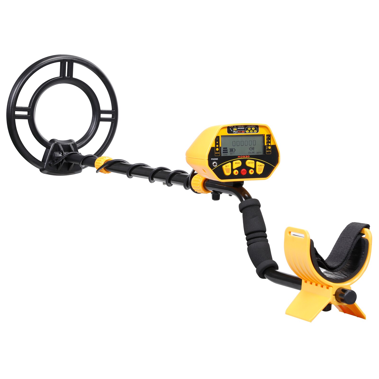 MD930 Underground Metal Detector Finder Gold Treasure Hunter Gold Digger Pinpoint Disc Mode Golden Digger Search Tool