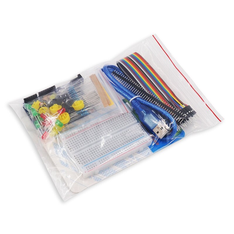 Starter Learning Kit R3 Improvement Board Kit Simple Kit for UNO R3 E-Learning Kit