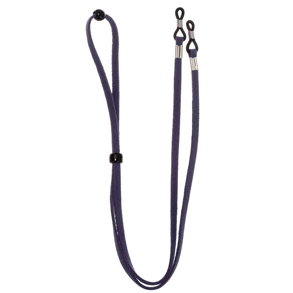 1pc verstelbare, antislip leesbrillen met bevestigingsdraad, anti-verlies gezichtsmaskerkoorden, comfortabele zonnebrilketting: Marineblauw