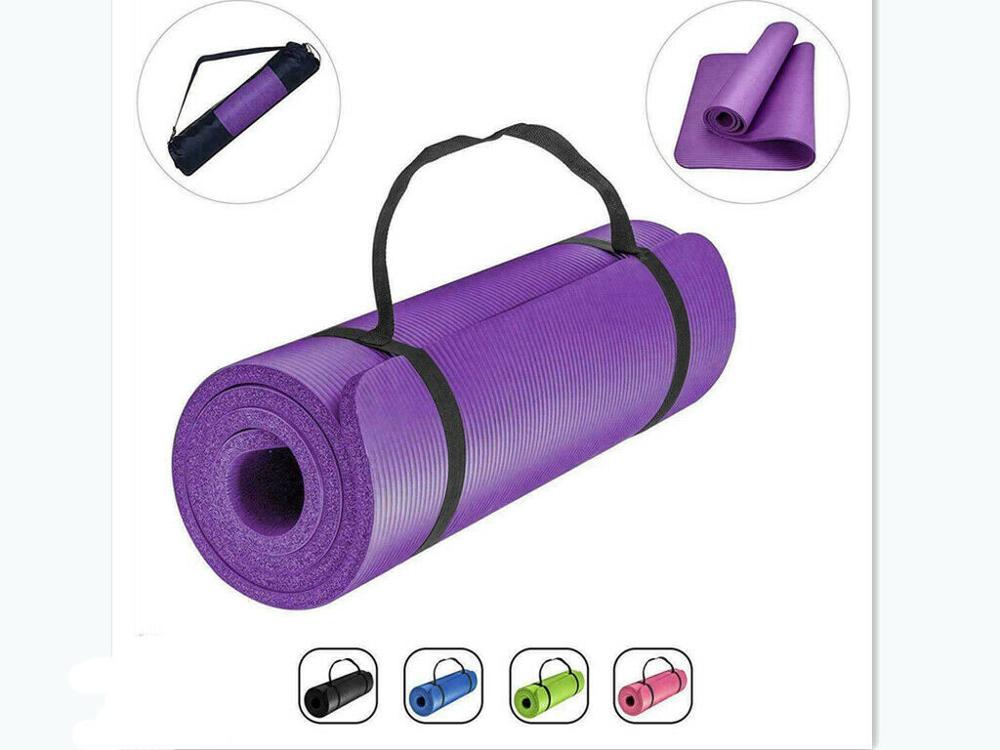 183*61*1cm yogamåtter med kropslinje tykke yoga pilatesmåtter gymnastikbalancepuder fitnessmåtter skridsikre dansepuder