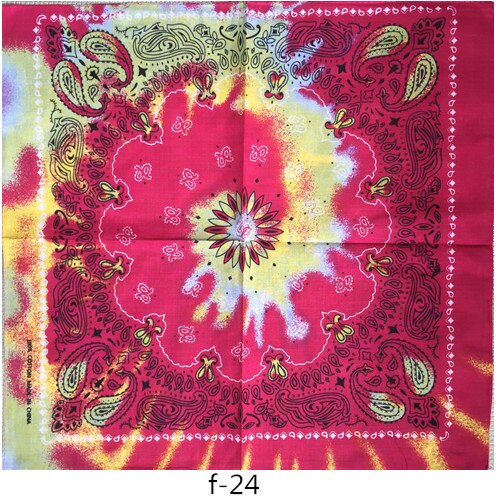 100% Katoen Koreaanse Mode Zwart Paisley Gedrukt Halsdoek Hip Hop Hoofddeksels/Haar Bandana Foulard Vierkante Sjaal Voor Vrouwen/mannen: f-24