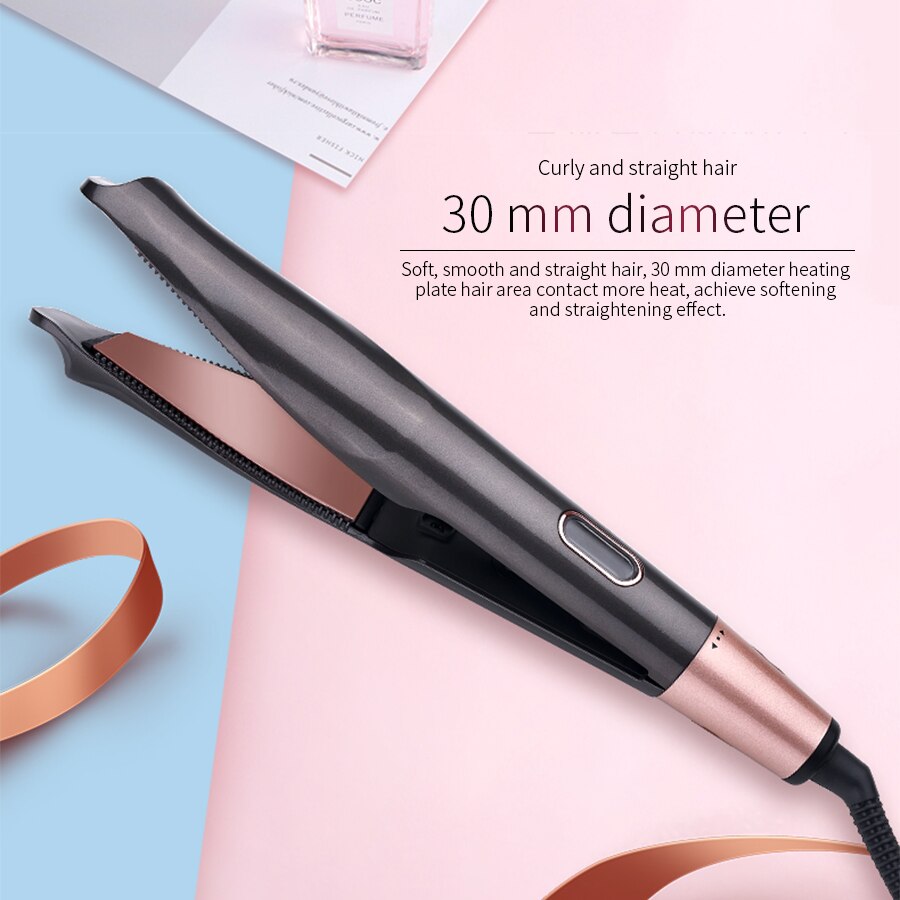 Straightening dual-purpose hair curling rod torsional spiral multi-functional hair straightener