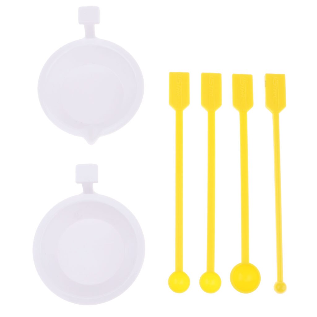 U-Sterne Farbe Tablett Paletten & Rührer Hobby Modell Malerei Werkzeug Zubehör