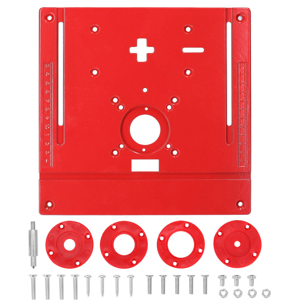 2-In-1 Router Tafel Insert Plaat Elektrische Trimmen Machine Jig Saw Flip Boord Graveren Extra Hulpmiddel Voor houtbewerking Werkbank