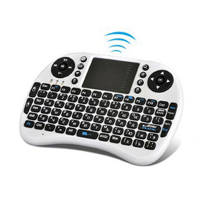 2.4 GHz Draadloze Mini i8 Gaming Toetsenbord Engels/Spaans Toetsenbord i8 Handheld Voor Android TV Box Laptop Tablet Pad TV Box PC