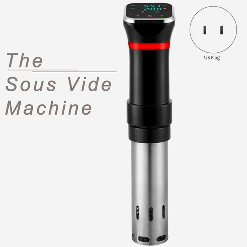 1100W Cooking Machine Precision Circulator Cooker Stainless Steel Thermal Cook Machine with LED Digital Timer US Plug