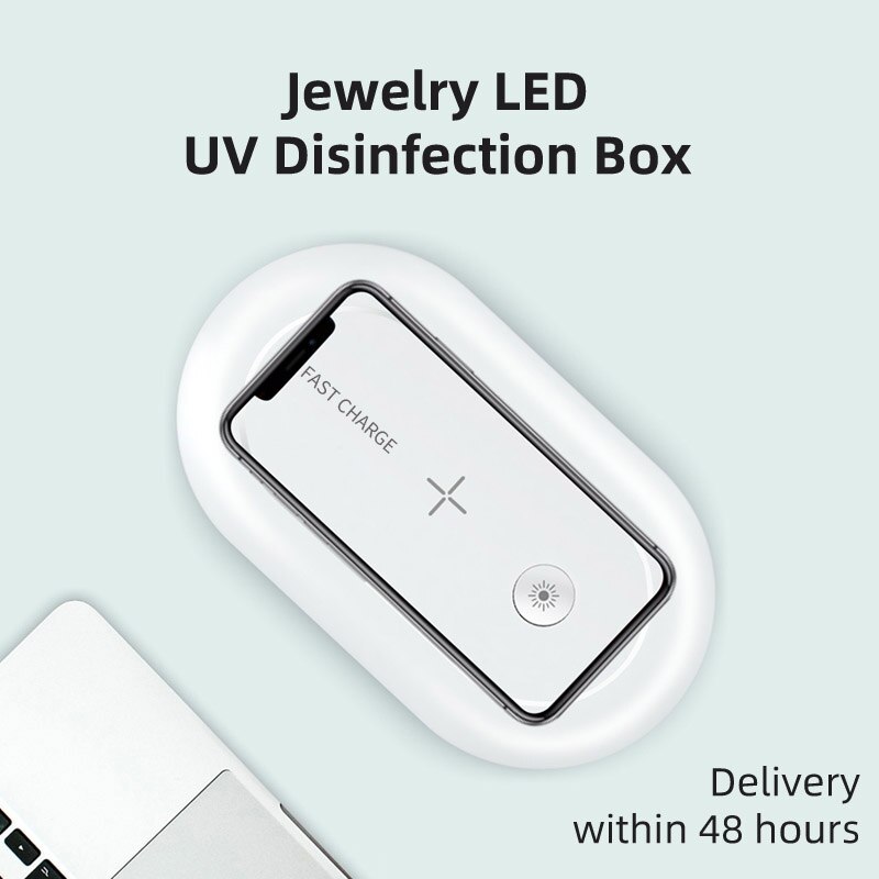 Tragbare UV Sterilisator Box Telefon Uv Sterilisator Gesichtsmaske Schmuck Ohrring Ring Schmuck Uhr Uv Desinfektion Box