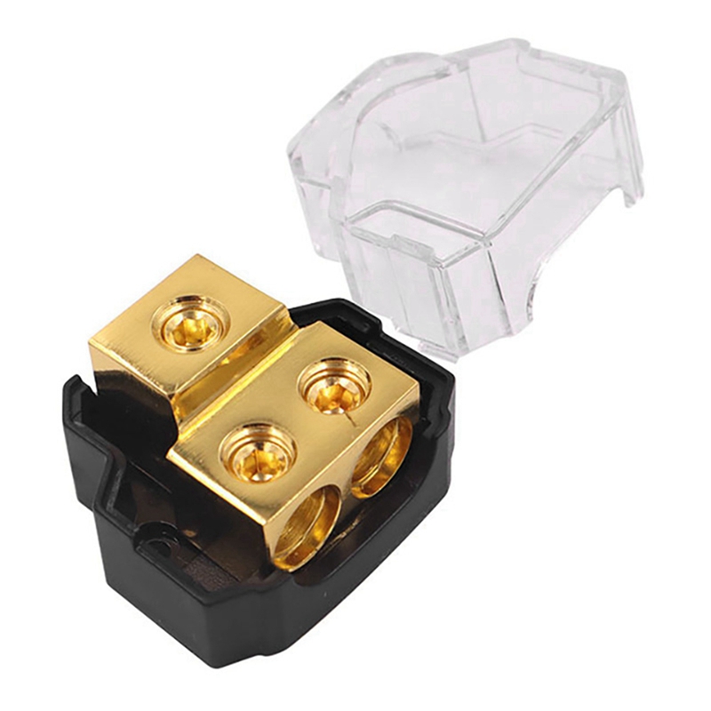 2x Audio- verstärker Strom verteilungs Block 1 in 2 aus dem Weg Strom Boden verteiler blockiert Auto verstärker Audio- Splitter