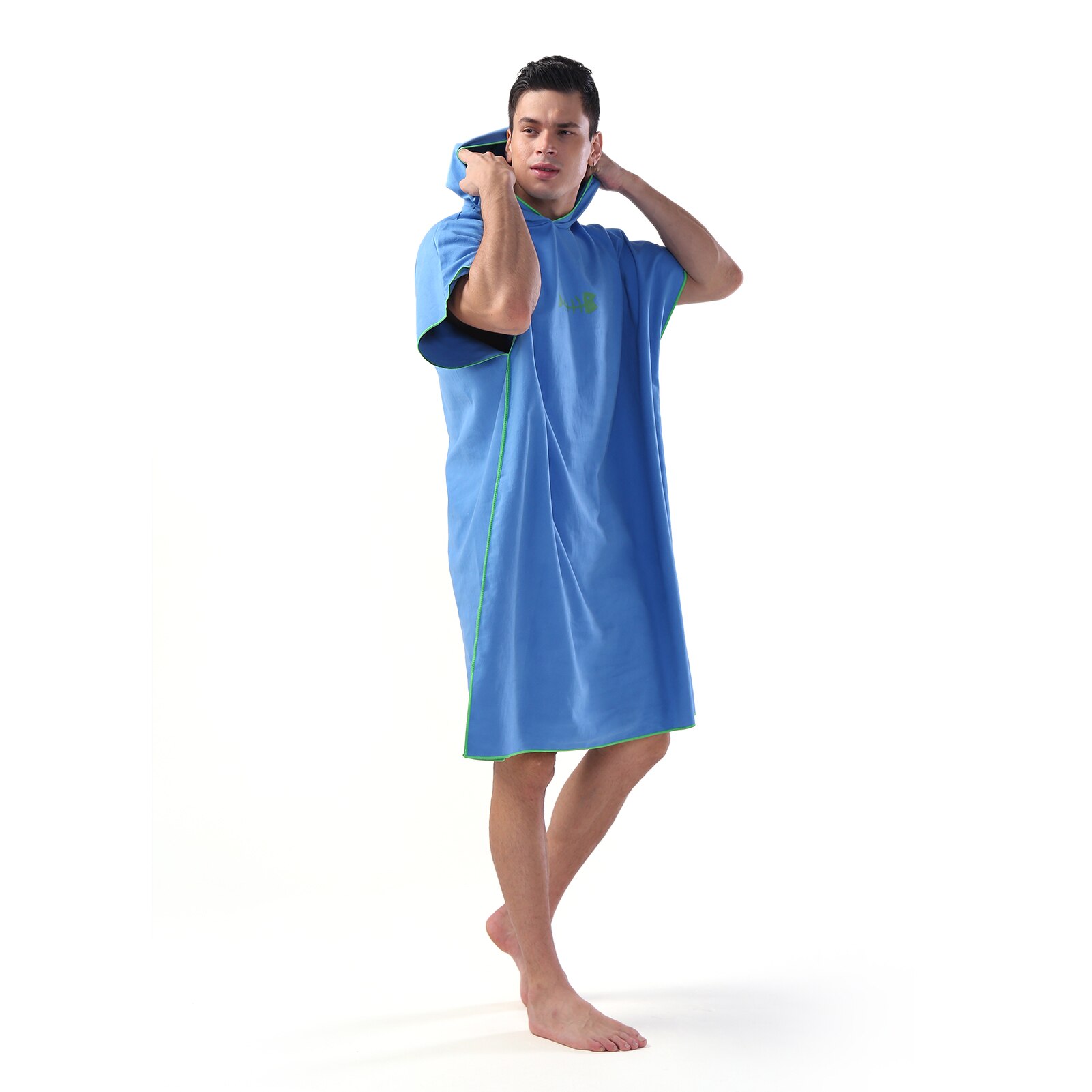 Surf poncho skifte håndklæde med hætte mikrofiber strandtæppe badehåndklæde svømme håndklæde våddragt strand poncho