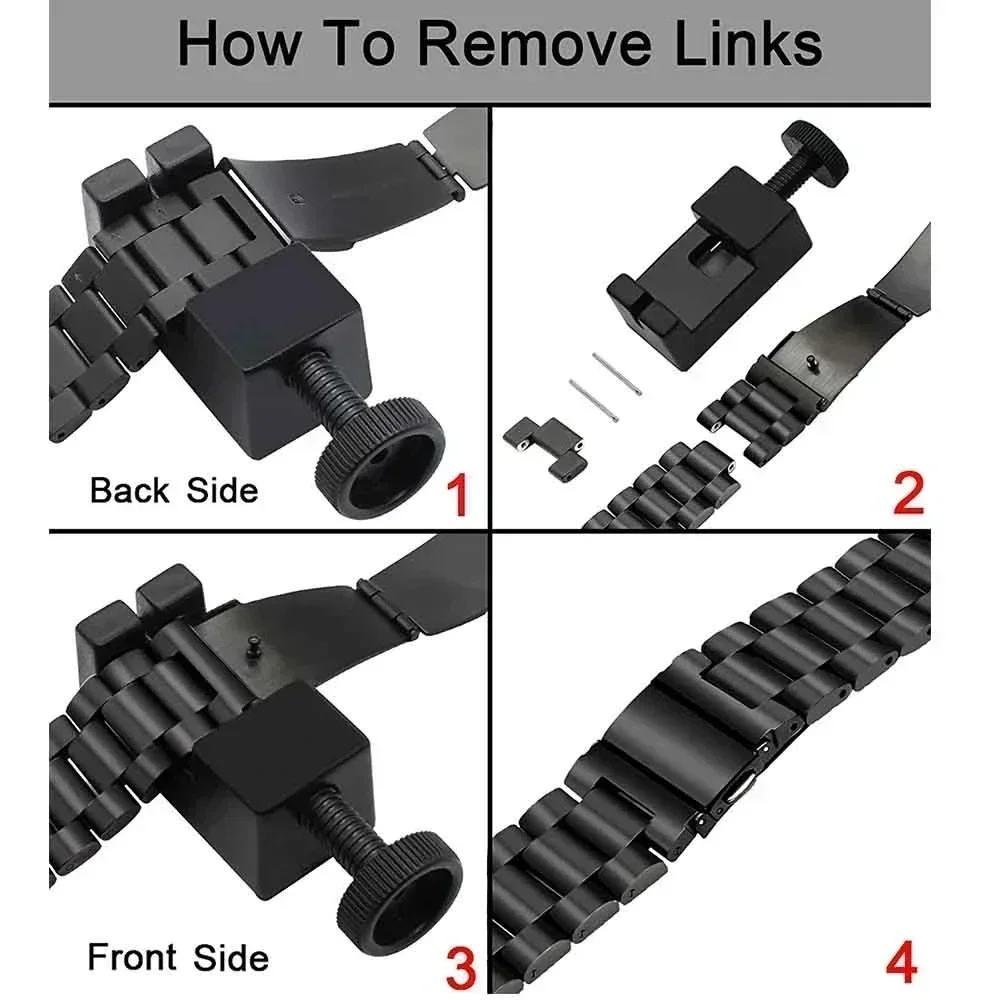 Klockarmband för huawei watch fit 4 pro 3 smartwatch rostfritt stålarmband för huawei watch fit 4 metallkorrigerat armband