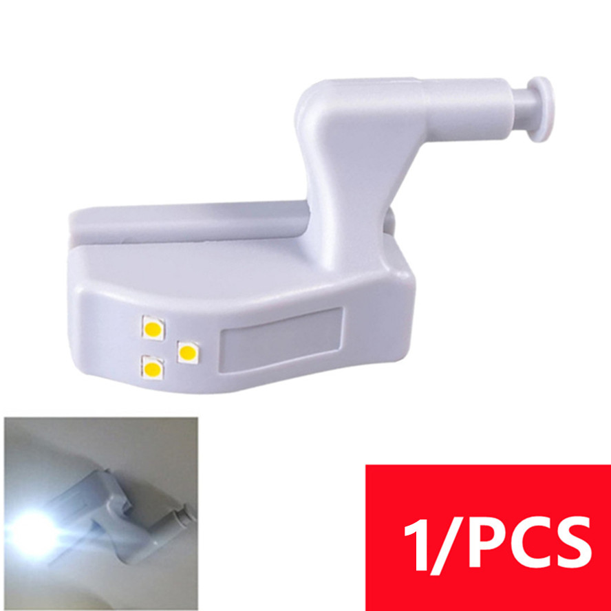 Led Inner Scharnier Lamp Onder Kast Verlichting Universele Garderobe Kast Sensor Verlichting Voor Slaapkamer Keuken Closet Night Lamp: Warm Geel