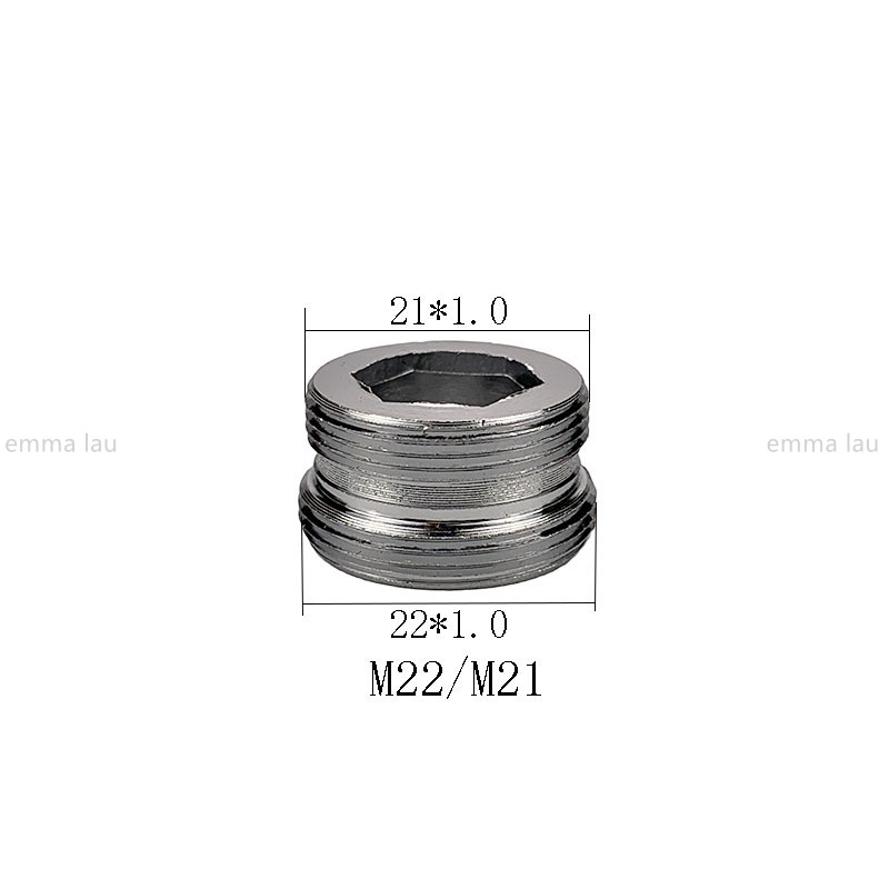 16 17 18 20 21 22 23 24 25 30mm vrid 22 kransamlare adapter vattenrenare kopplingar mässing köksblandare vvs tillbehör: Ljusgrå