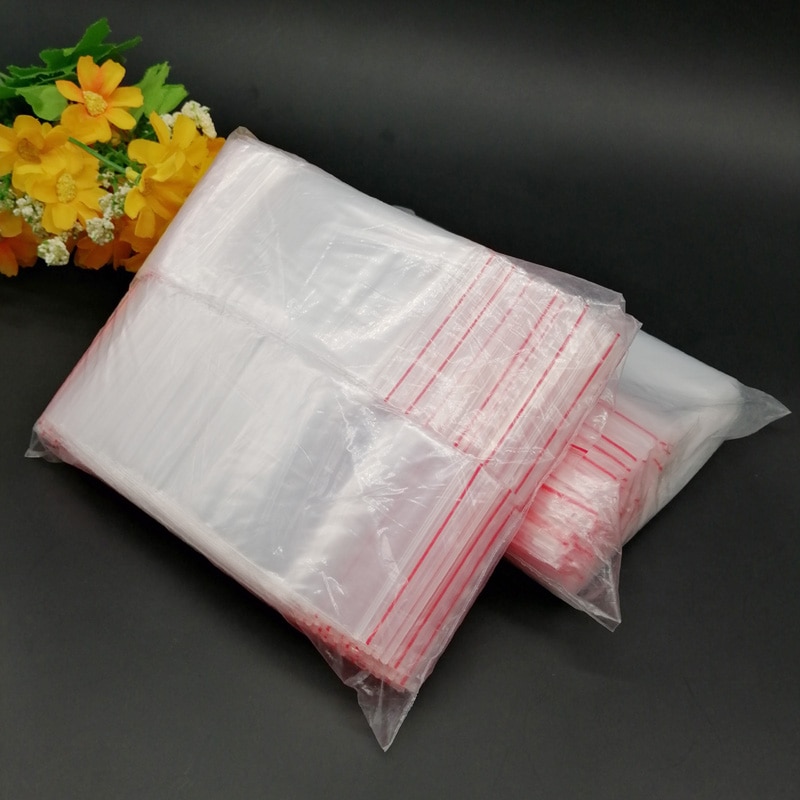 100 sztuk plastikowa torba z zamkiem błyskawicznym pakiet ozdoba do torby świeża torba worek próżniowy do przechowywania zamykana na zamek błyskawiczny przezroczyste opakowanie etui